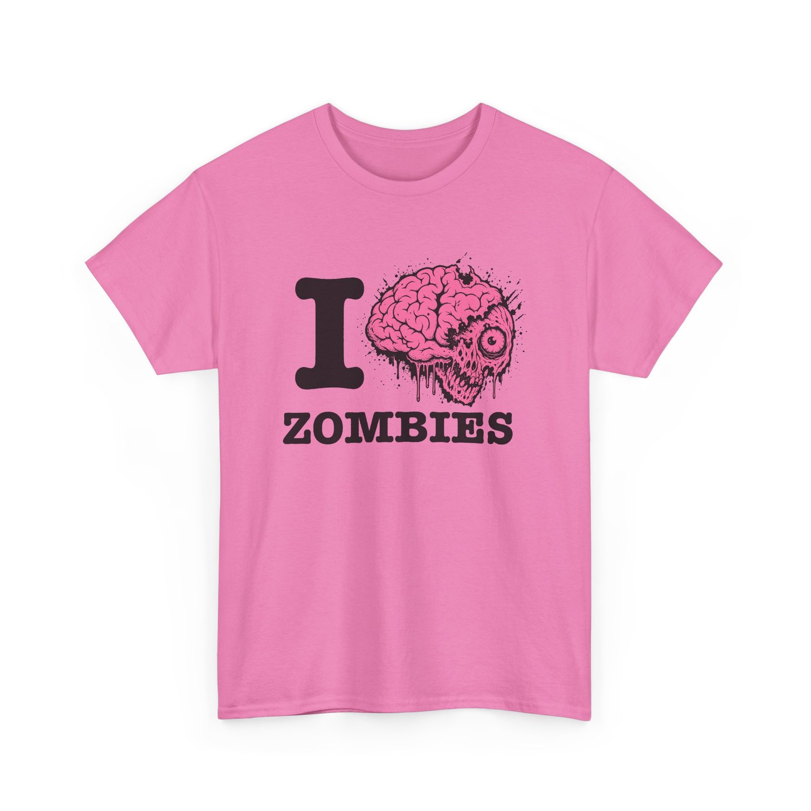 I Love Zombies - Unisex T-Shirt – Brains Are the Way to the Heart - Image 19