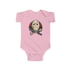 Camp Slasher - Baby Bodysuit – Too Cute to Camp Alone - Image 10