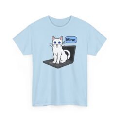 Cat Sits On Laptop – Unisex T-Shirt – Your Laptop Has a New Owner - Image 16
