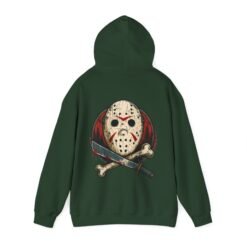 Camp Slasher - Unisex Hoodie – Jason’s Jolly Roger Edition - Image 11