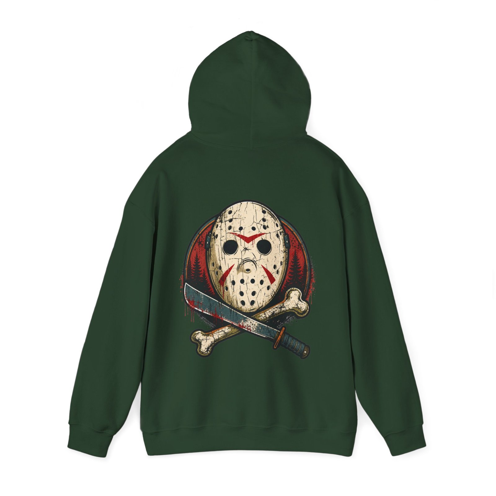 Camp Slasher - Unisex Hoodie – Jason’s Jolly Roger Edition - Image 11