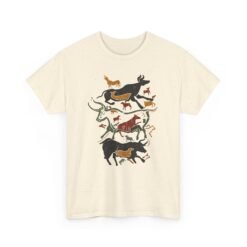 Cave Art Bulls - Unisex T-Shirt – Ancient Style, Modern Vibes - Image 15