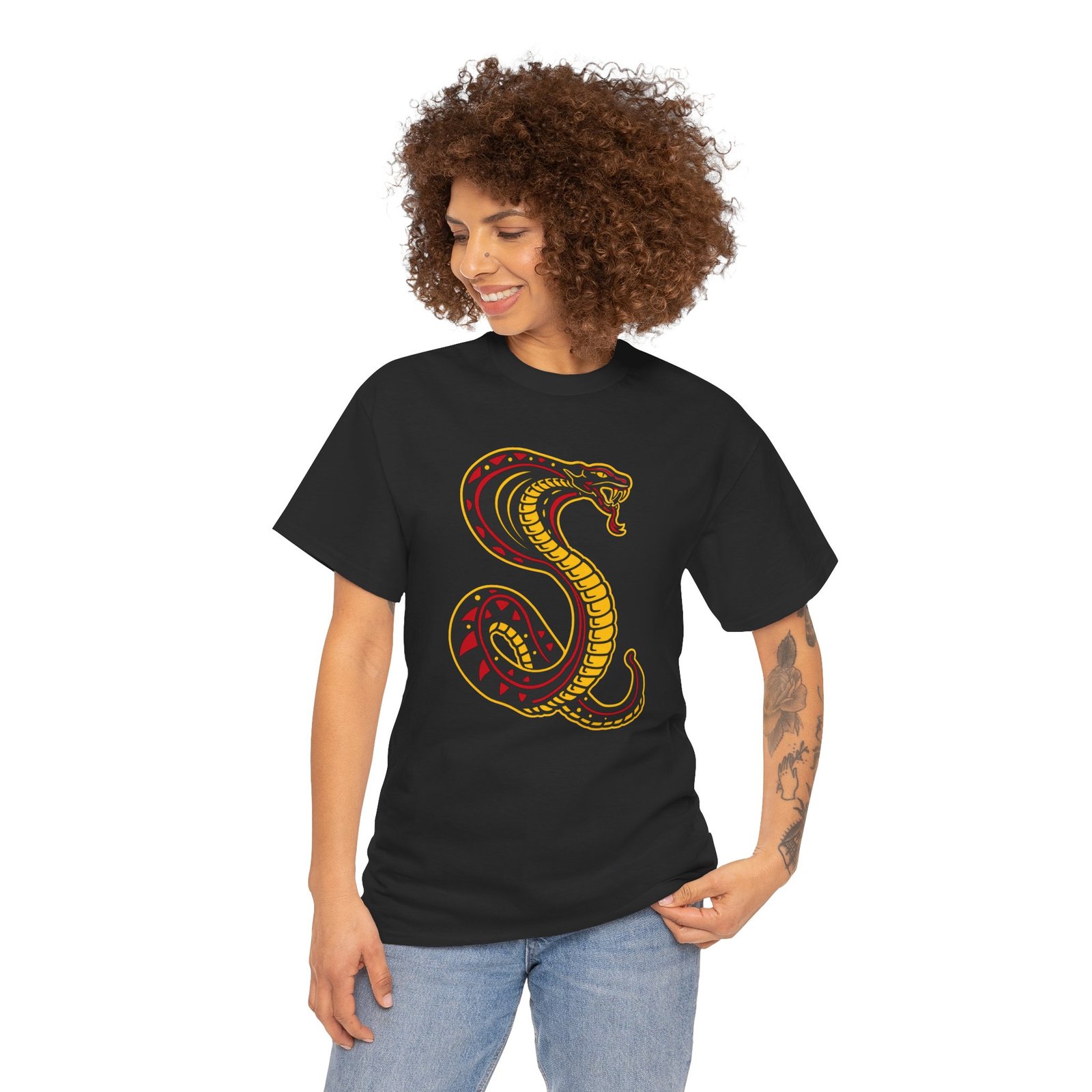 Striking Cobra – Unisex T-Shirt – Strike Fast, Stand Strong - Image 5