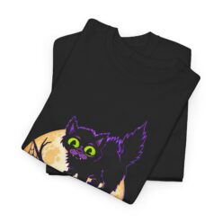 Spooky and Sweet Halloween Scene - Unisex T-Shirt - Image 3