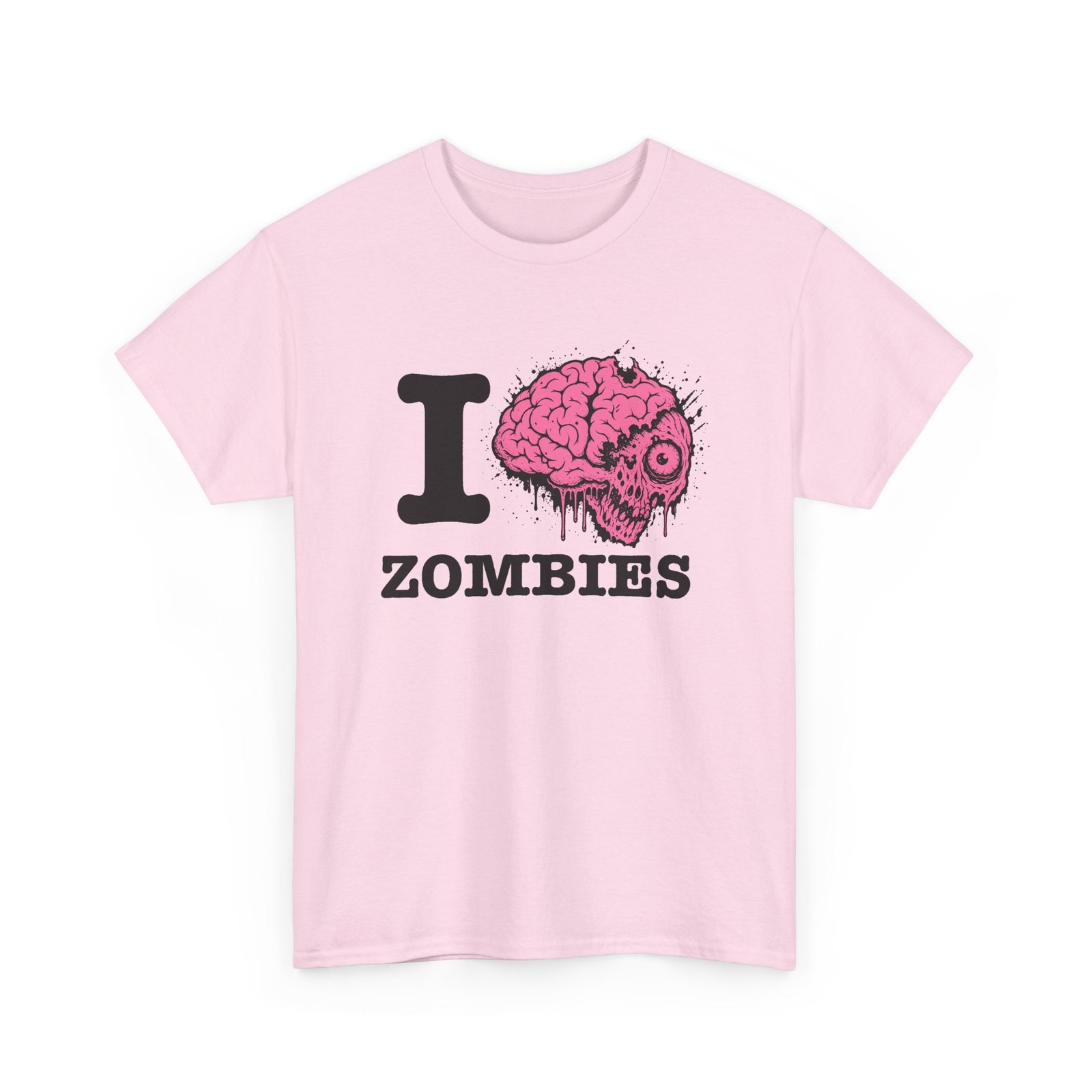 I Love Zombies - Unisex T-Shirt – Brains Are the Way to the Heart - Image 18