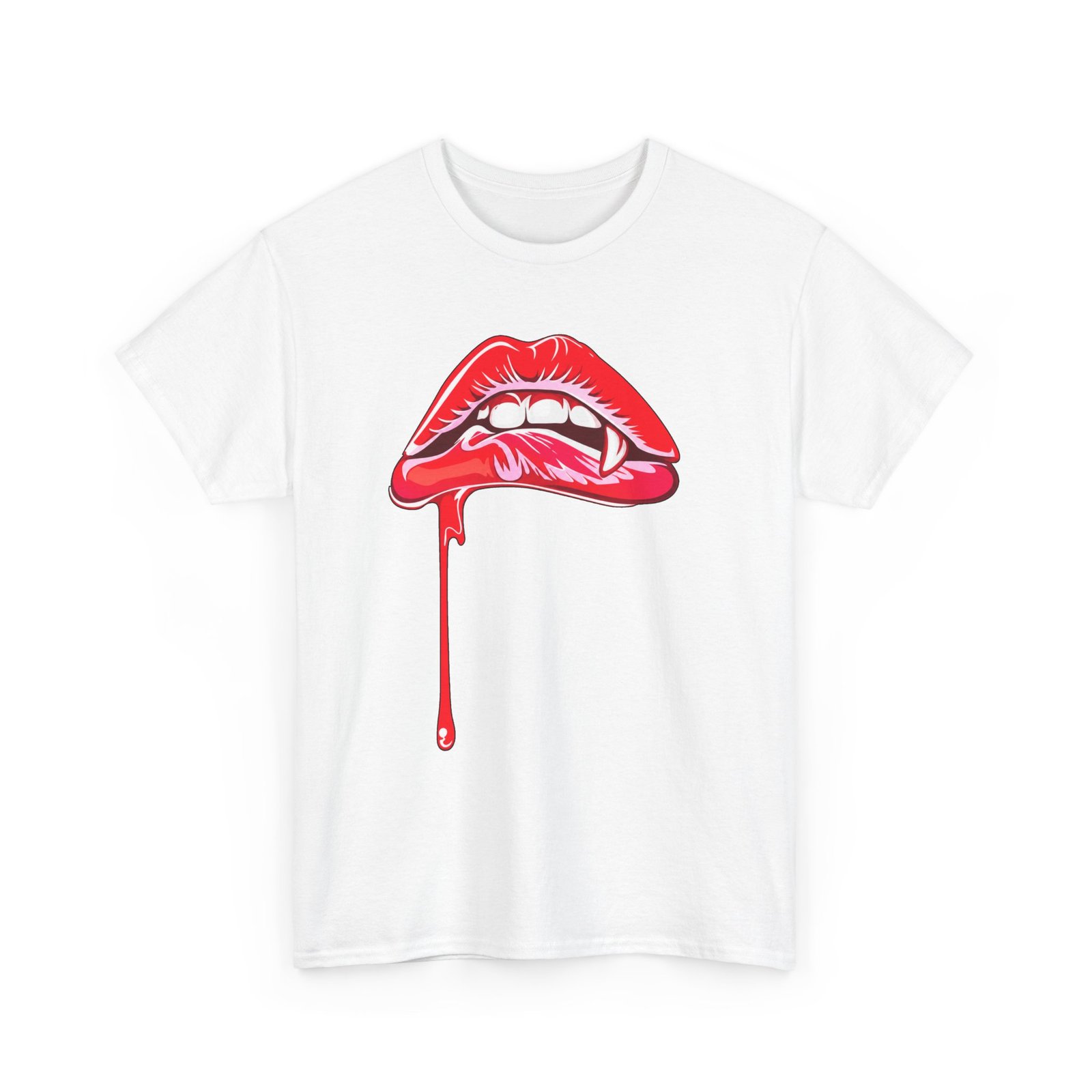 Vampire Lip Bite - Unisex T-Shirt – Sink Into Style - Image 11