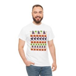 Alternative view of Halloween Ugly Sweater – Unisex T-Shirt – Spooky, Festive and Frightfully Fun