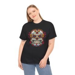 Ace of Spades Sugar Skull - Unisex T-Shirt – Bold & Badass - Image 3