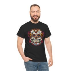 Ace of Spades Sugar Skull - Unisex T-Shirt – Bold & Badass - Image 4