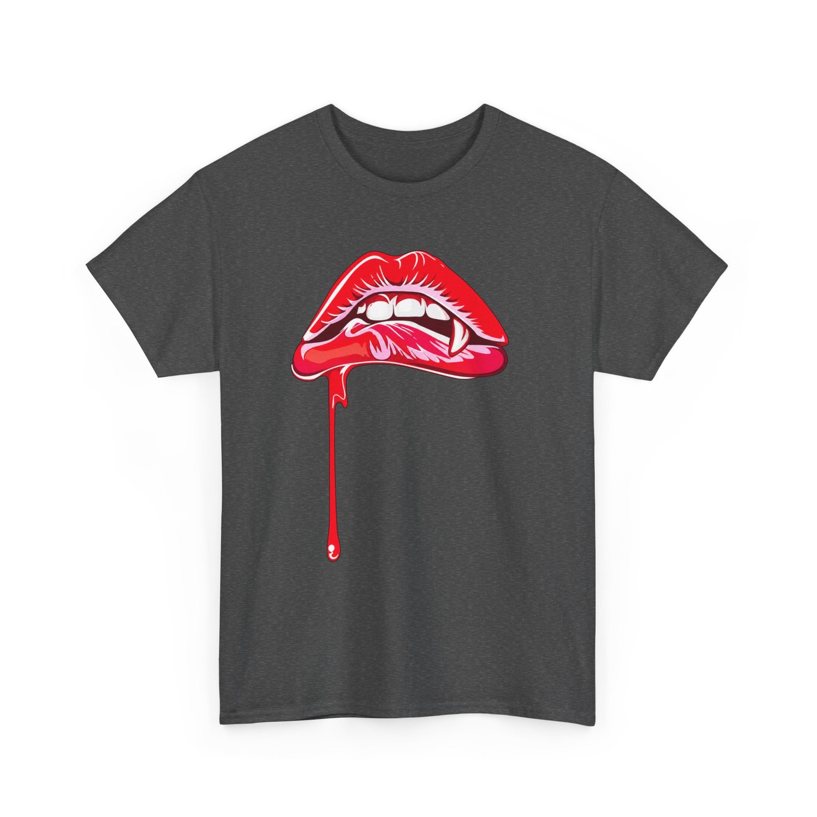 Vampire Lip Bite - Unisex T-Shirt – Sink Into Style - Image 15