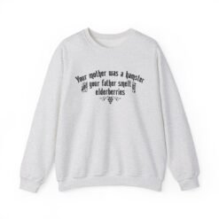 Your Mother Was a Hamster - Unisex Sweatshirt – Medieval Insults Never Felt So Cozy - Image 12