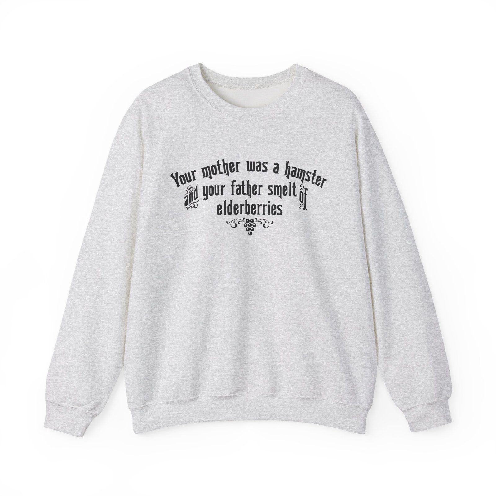 Your Mother Was a Hamster - Unisex Sweatshirt – Medieval Insults Never Felt So Cozy - Image 12