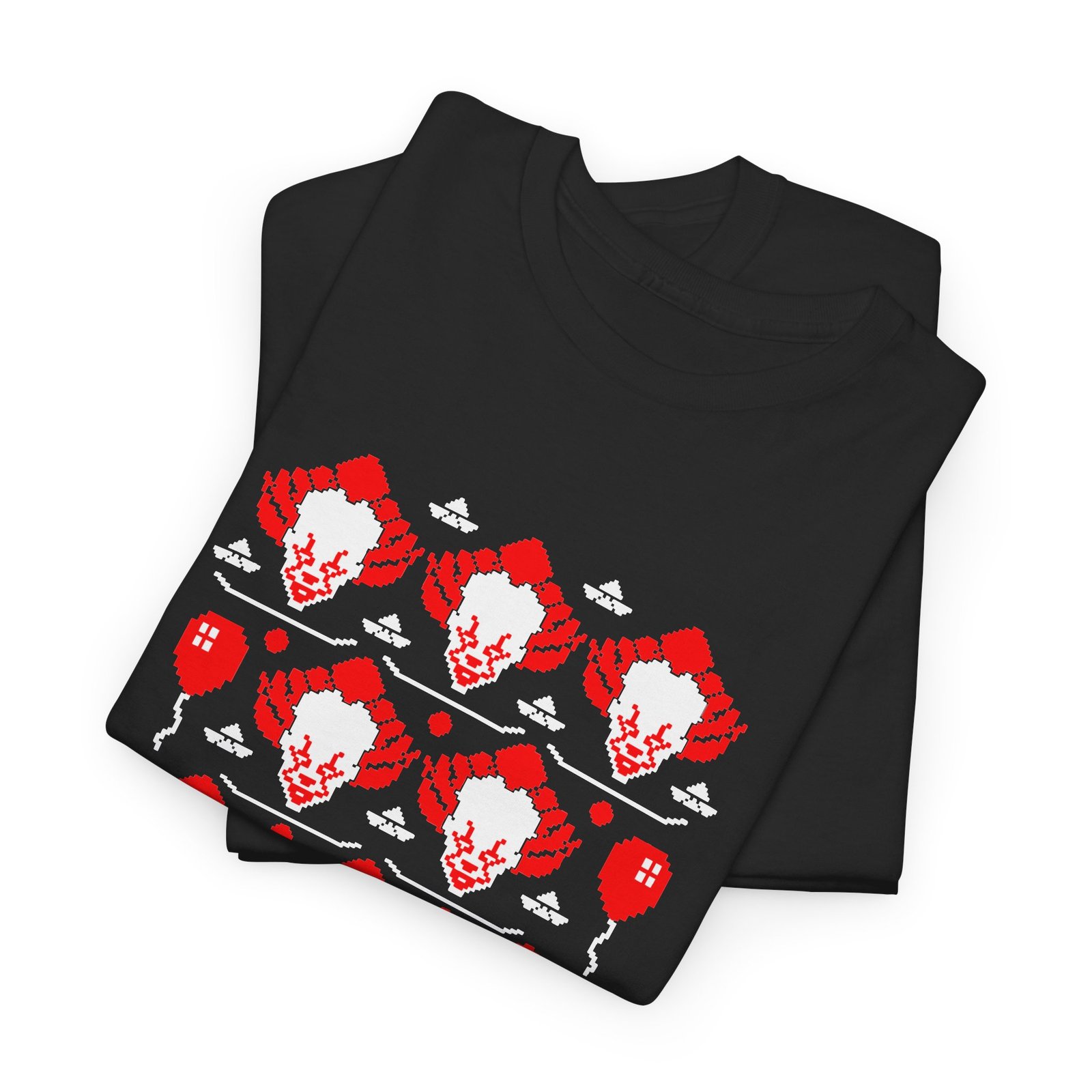 Scary Clown Halloween Christmas – Unisex T-Shirt – From Spooky Season to Scary Christmas - Image 3