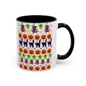 Halloween Ugly Sweater - Color Accent Mug – Sip Something Spooky