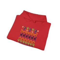 Halloween Ugly Sweater – Unisex Hoodie – Cozy, Creepy & Frightfully Festive - Image 33