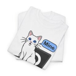 Cat Sits On Laptop – Unisex T-Shirt – Your Laptop Has a New Owner - Image 10