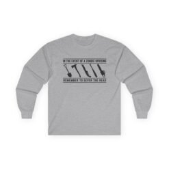 Zombie Uprising – Unisex Long Sleeve T-Shirt – Survival Tips 101