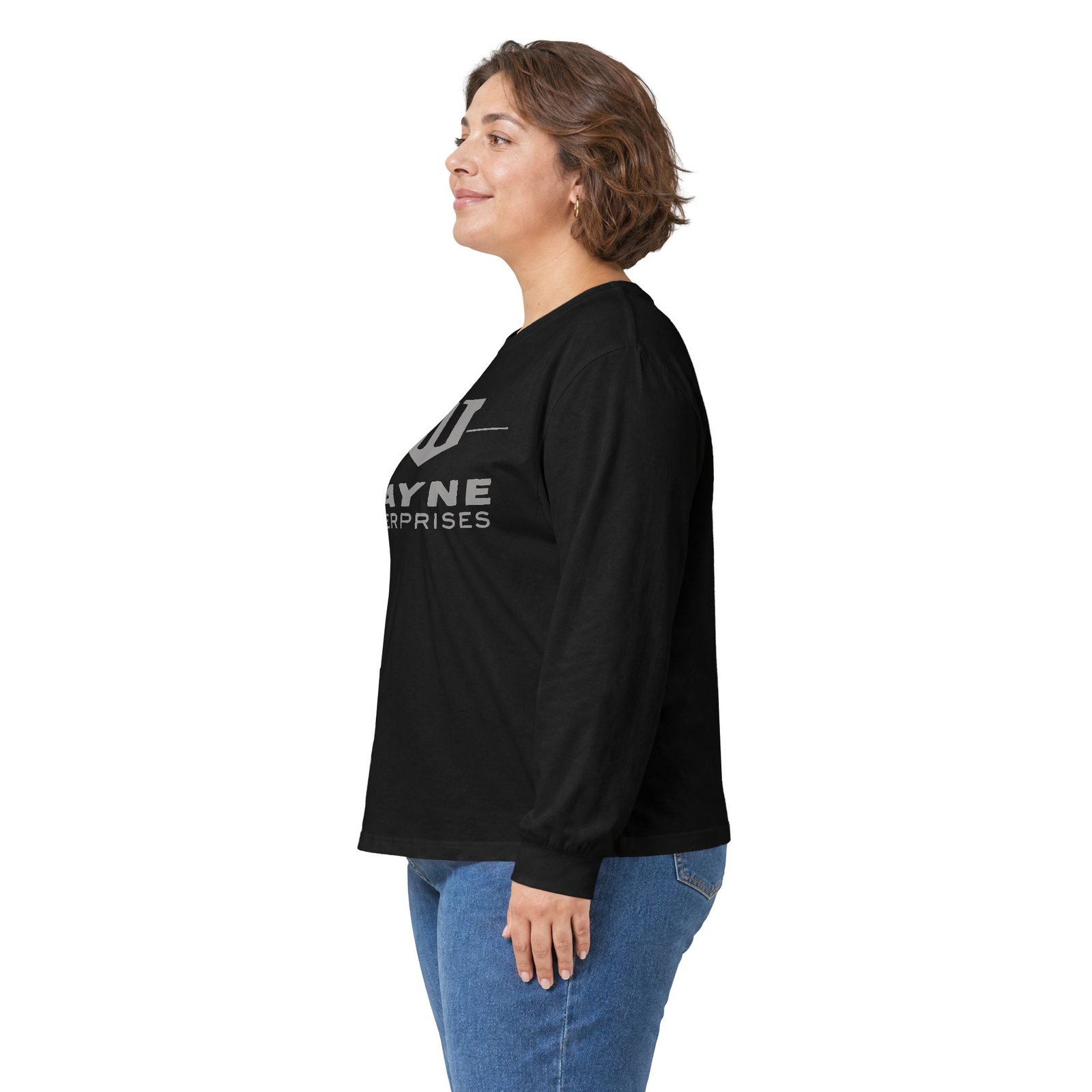 Wayne Enterprises – Unisex Long Sleeve T-Shirt – Corporate Cool from Gotham City - Image 3