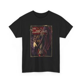 🦇🎩 Bat Noir Unisex T-Shirt – Dark Wings, Classic Mystery
