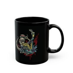Dancing Baby Xenomorph - Black Mug - Image 4