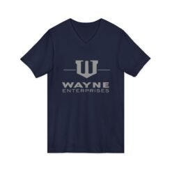 Wayne Enterprises – Unisex V-Neck T-Shirt – Executive Style from Gotham City - Image 8
