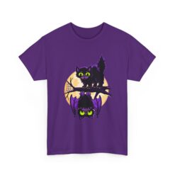 Spooky and Sweet Halloween Scene - Unisex T-Shirt - Image 18