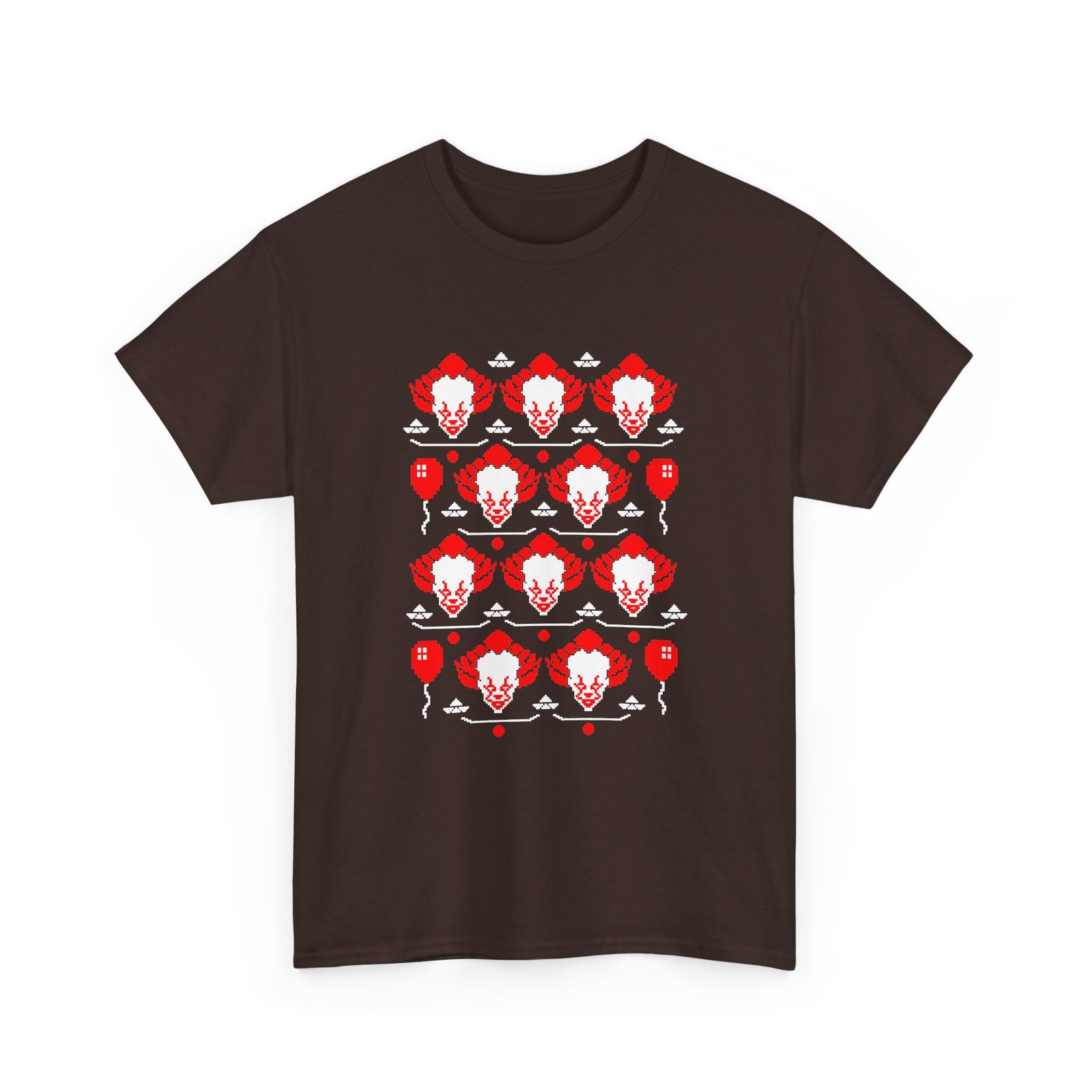 Scary Clown Halloween Christmas – Unisex T-Shirt – From Spooky Season to Scary Christmas - Image 19