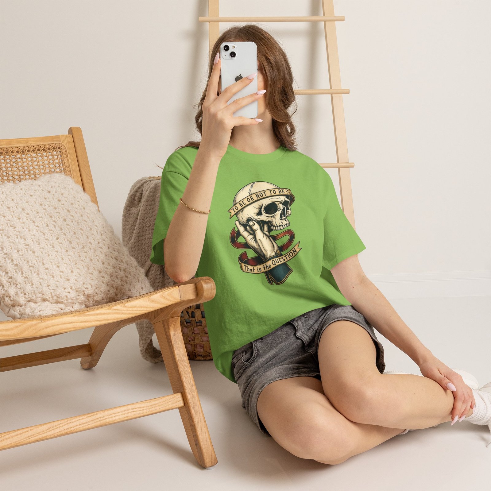 To Be or Not To Be - Unisex T-Shirt – Classic Drama, Timeless Edge - Image 4