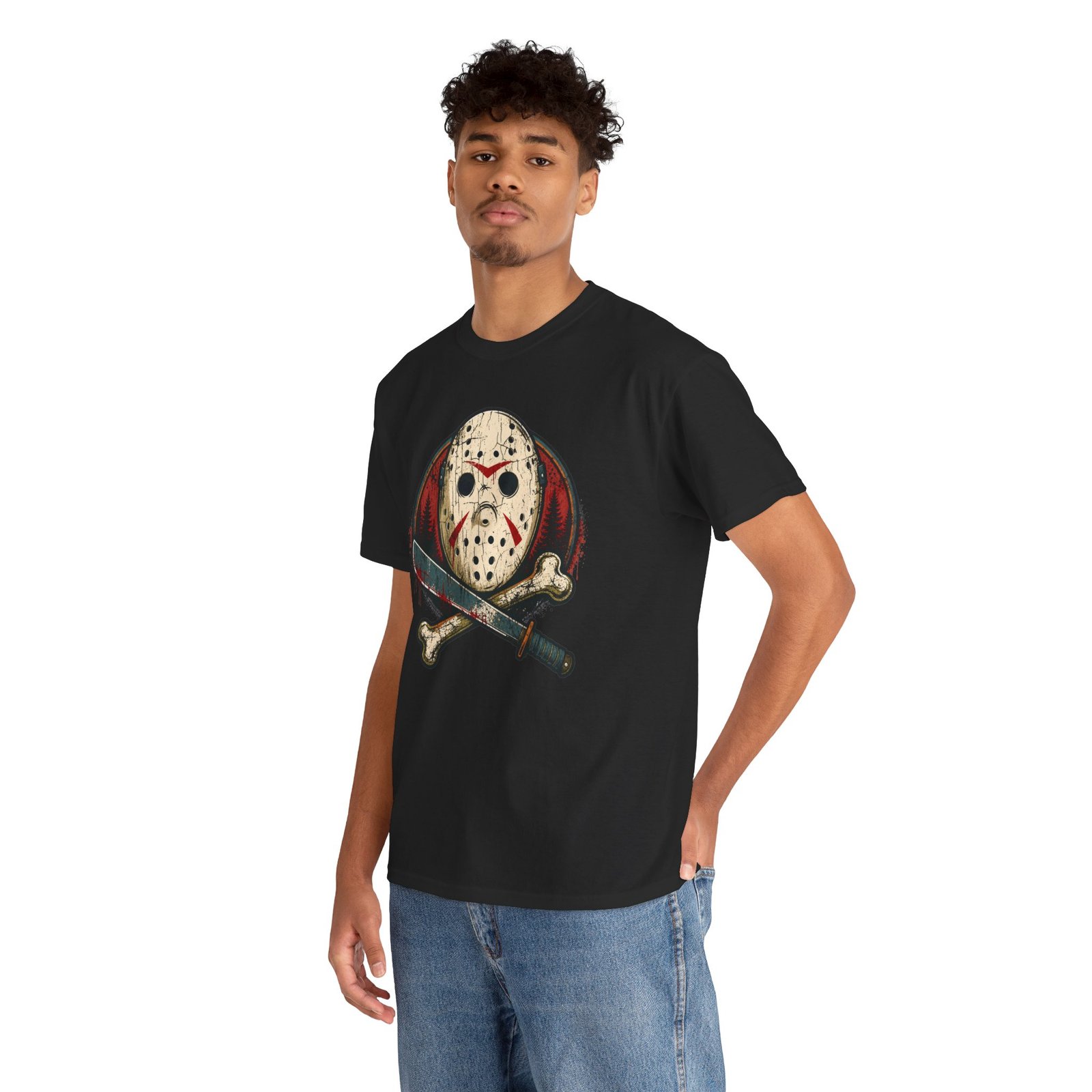 Camp Slasher - Unisex T-Shirt – The Jolly Roger of Horror - Image 4