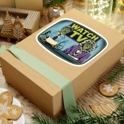 Watch TV - Indoor Sticker – A Subversive Shoutout to They Live - Image 3