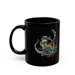 Alternative view of 👶👽 Dancing Baby Xenomorph Black Mug – Sip with a Side of Strange