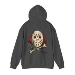 Camp Slasher - Unisex Hoodie – Jason’s Jolly Roger Edition - Image 12