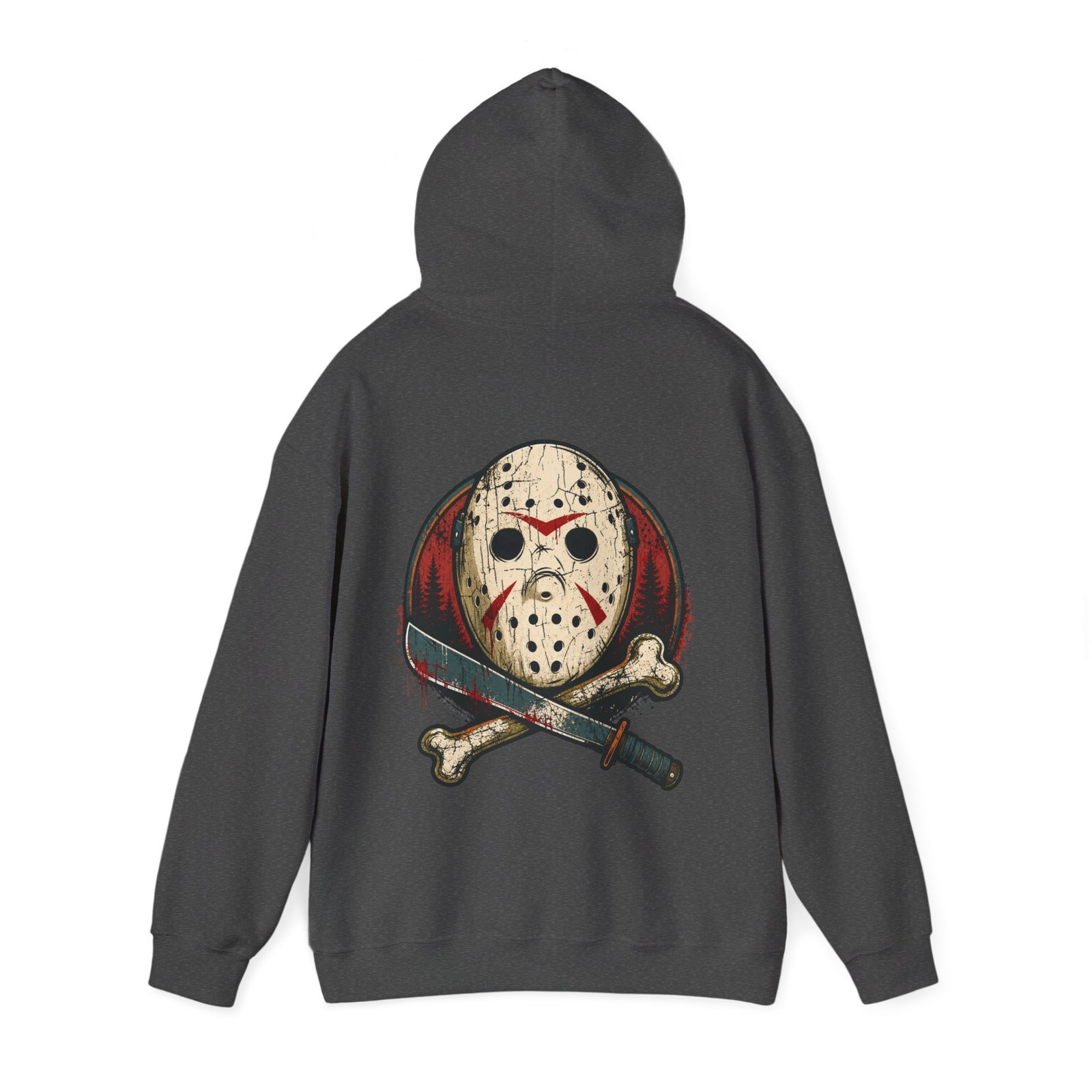Camp Slasher - Unisex Hoodie – Jason’s Jolly Roger Edition - Image 12