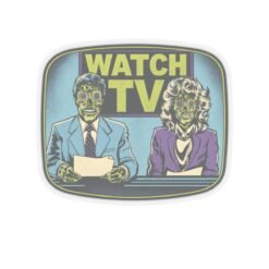 Watch TV - Indoor Sticker – A Subversive Shoutout to They Live - Image 10