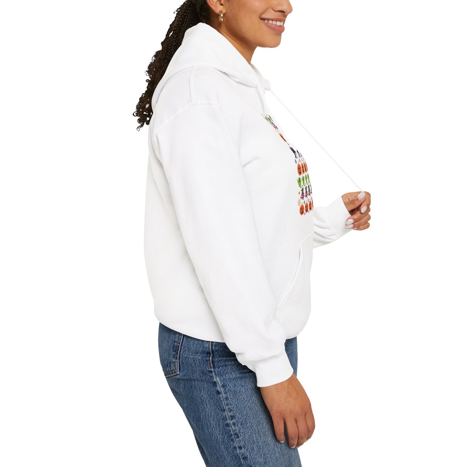 Halloween Ugly Sweater – Unisex Hoodie – Cozy, Creepy & Frightfully Festive - Image 4