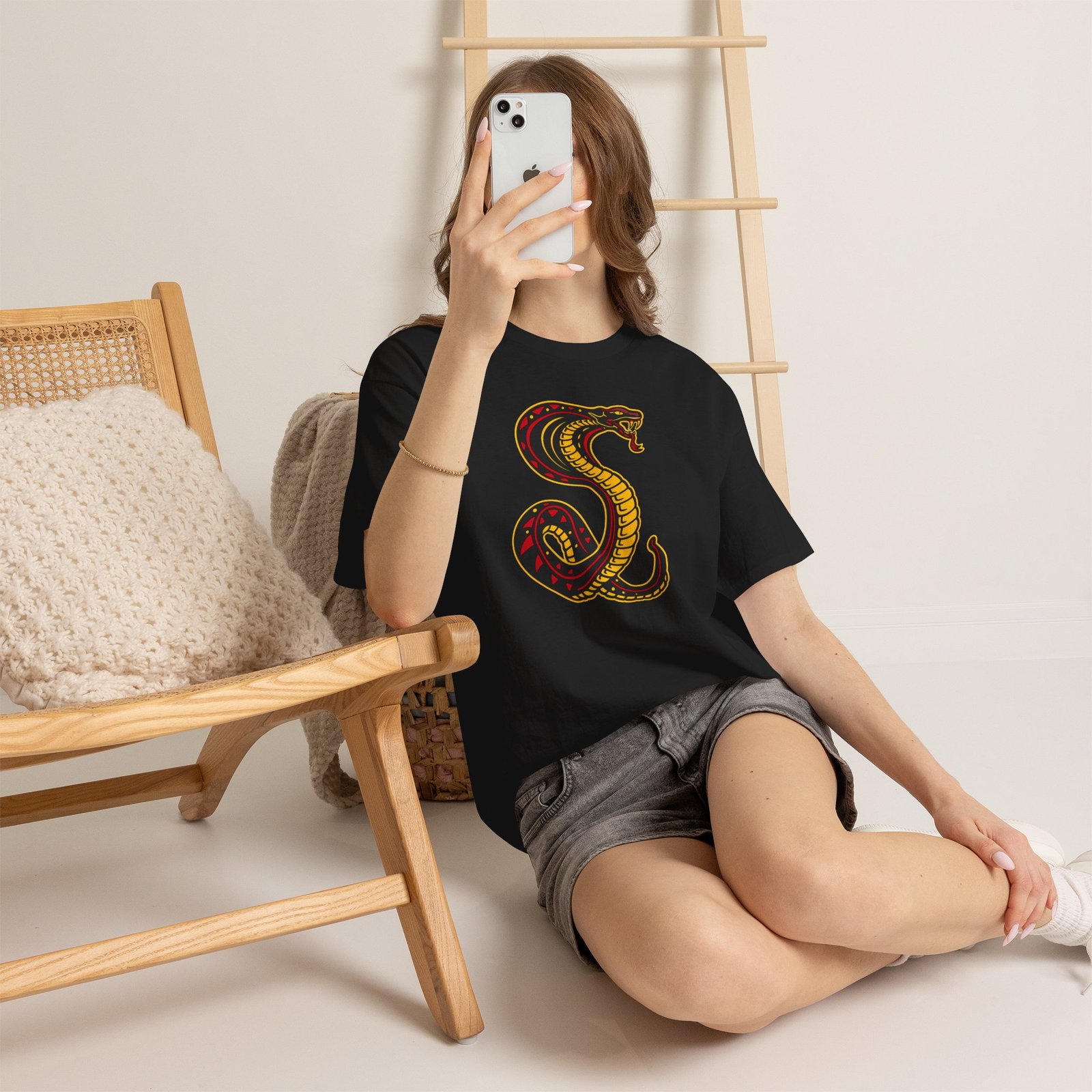 Striking Cobra – Unisex T-Shirt – Strike Fast, Stand Strong - Image 3