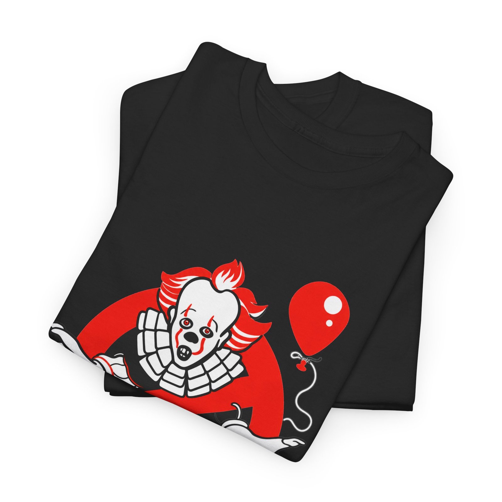 No Clowns, No Red Balloons – Unisex T-Shirt – Absolutely Not - Image 3