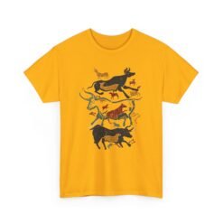 Cave Art Bulls - Unisex T-Shirt – Ancient Style, Modern Vibes - Image 14