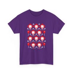 Scary Clown Halloween Christmas – Unisex T-Shirt – From Spooky Season to Scary Christmas - Image 24