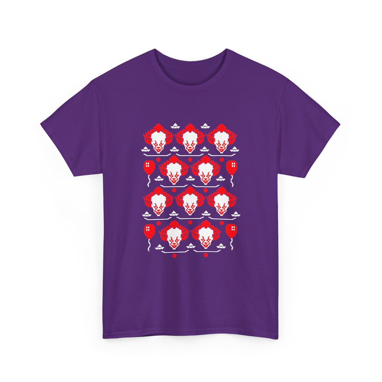 Scary Clown Halloween Christmas – Unisex T-Shirt – From Spooky Season to Scary Christmas - Image 24