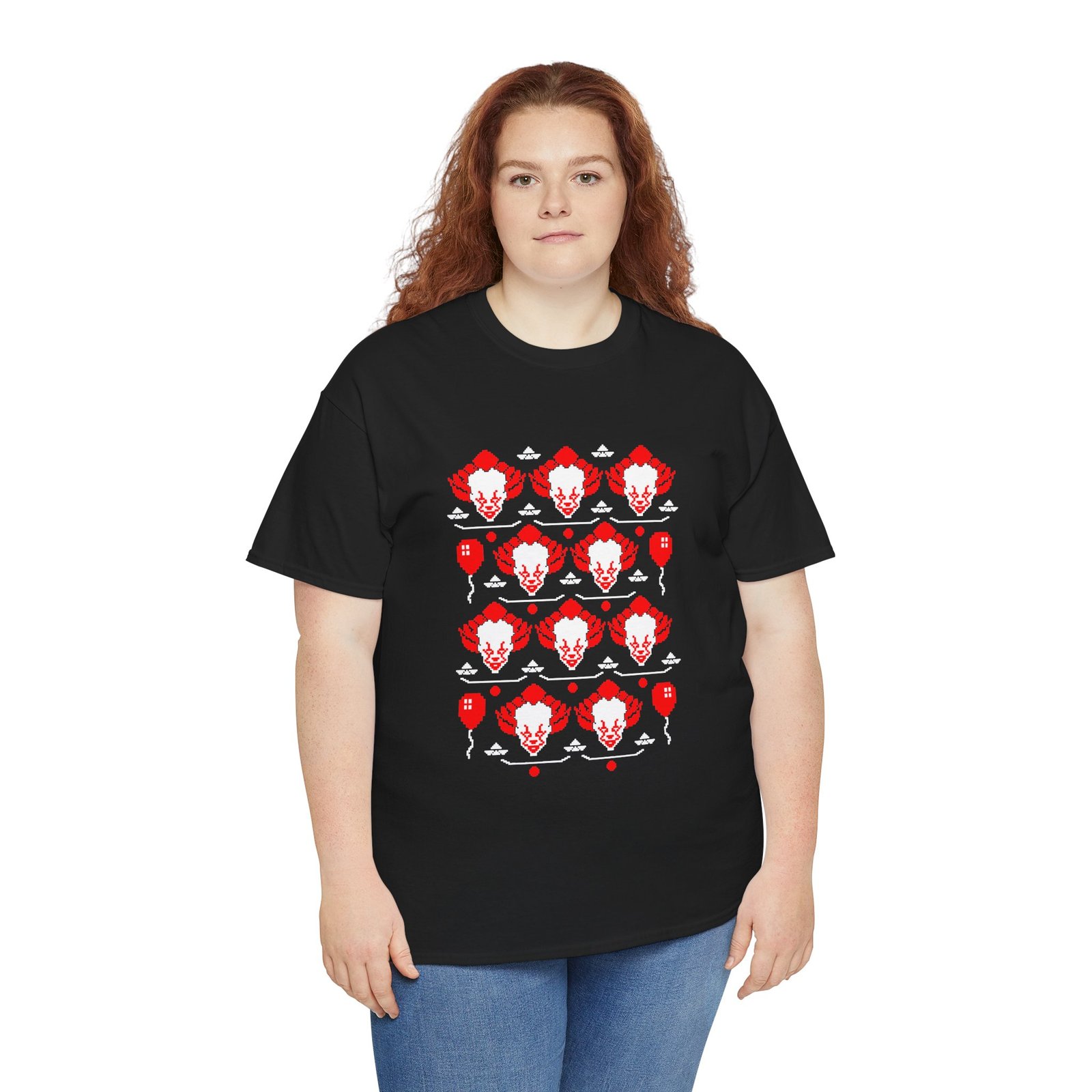 Scary Clown Halloween Christmas – Unisex T-Shirt – From Spooky Season to Scary Christmas - Image 10