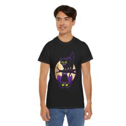 Spooky and Sweet Halloween Scene - Unisex T-Shirt - Image 7
