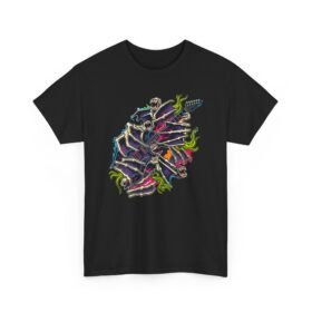 Guitar Bats - Unisex T-Shirt – Stranger Vibes, Rock Legend Energy