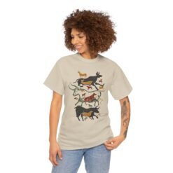 Cave Art Bulls - Unisex T-Shirt – Ancient Style, Modern Vibes - Image 3