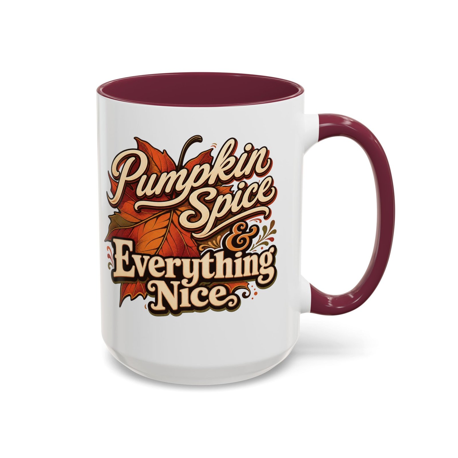 Pumpkin Spice and Everything Nice - Accent Mug - Image 15