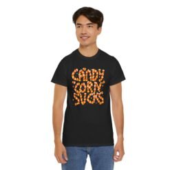 Candy Corn Sucks - Unisex T-Shirt – Sweet Font, Savage Truth - Image 8