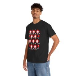 Scary Clown Halloween Christmas – Unisex T-Shirt – From Spooky Season to Scary Christmas - Image 9
