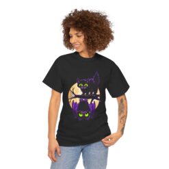Spooky and Sweet Halloween Scene - Unisex T-Shirt - Image 4