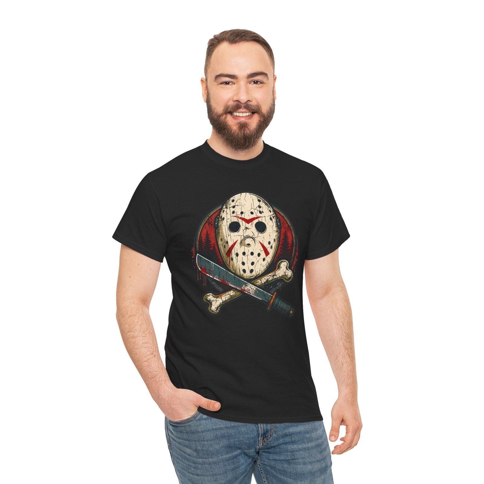 Camp Slasher - Unisex T-Shirt – The Jolly Roger of Horror - Image 3