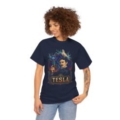 Alternative view of Tesla Strikes Again - Unisex T-Shirt – Science, Sass & Static